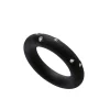 Ring Kautschuk 5 Brillanten 0,08 ct W si Weißgold 750/- | A132750