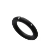Ring Kautschuk 3 Brillanten 0,04 ct W si Weißgold 750/- | A132984
