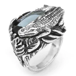 Ring Krokodil Eden Sterlingsilber W56 | A138492