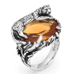 Ring Leopard Eden groß Sterlingsilber W56 | A138433