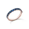 Ring Roségold 750/- blaue Saphire 0,97 ct W53 | A140181