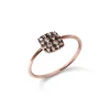Ring Roségold 750/- braune Diamanten 0,17 ct W54 | A138996