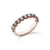 Ring Roségold 750/- braune Diamanten 1,2 ct W53 | A139106