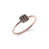 Ring Roségold 750/- braune Diamanten 0,08 ct W52 | A138995