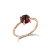 Ring Roségold 750/- Granat 1,95 ct Diamanten 0,05 ct G VS W54 | A139847