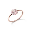 Ring rund Roségold 750/- Diamanten 0,13 ct G VS W55 | A139841
