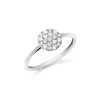 Ring rund Weißgold 750/- Diamanten 0,29 ct G VS W52 | A139275