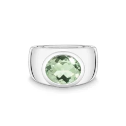 Ring Sterlingsilber 925 Prasiolith W55 | A144391