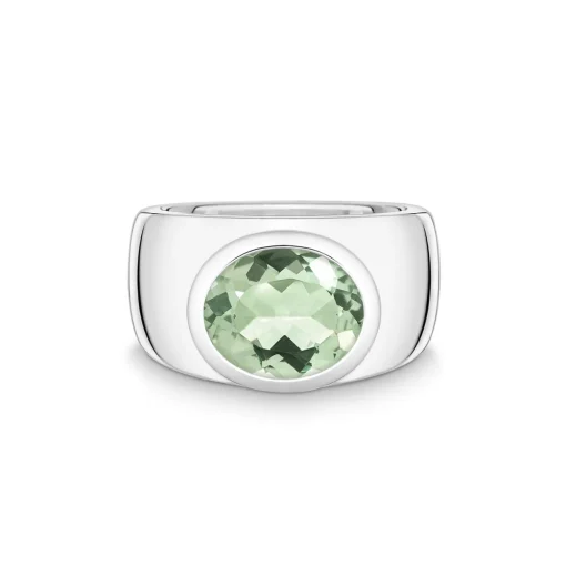 Ring Sterlingsilber 925 Prasiolith W55 | A144391