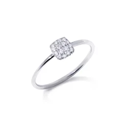 Ring Weißgold 750/- Diamanten 0,07 ct G VS W53 | A139077