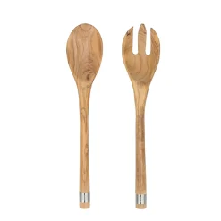 Salatbesteck 2-tlg. 30 cm Olivenholz | A161096
