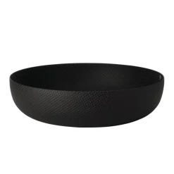 Schale 24 cm Texture Edelstahl schwarz | A100106