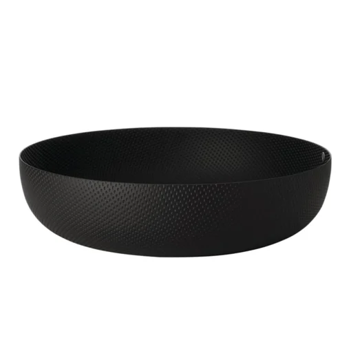 Schale 24 cm Texture Edelstahl schwarz | A100106