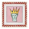 Schale quadratisch 24,5x24,5 cm pink | A154199