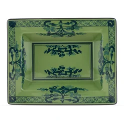 Schale rechteckig 15x19 cm malachit | A155632