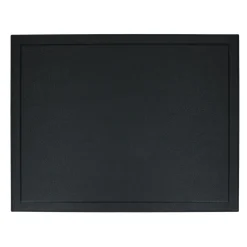 Schreibtischauflage 38,5x50 cm, Golf schwarz, Naht schwarz | A130260