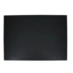 Schreibtischauflage 50x70 cm, Golf schwarz, Naht schwarz | A124642