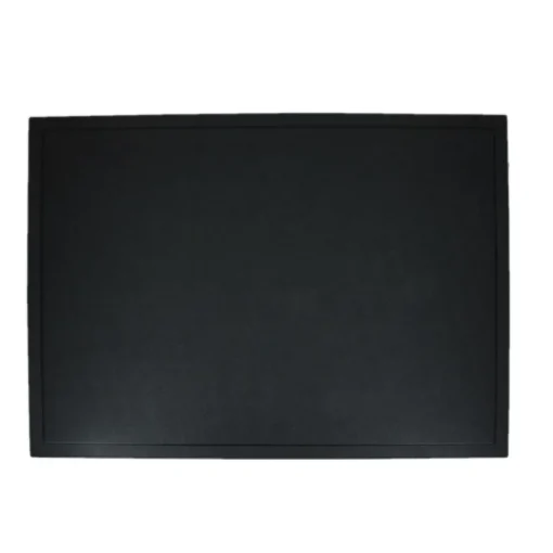 Schreibtischauflage 50x70 cm, Golf schwarz, Naht schwarz | A124642
