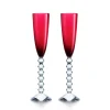 Sektflöten-Set Flutissimo rot 2 Stück | A124743