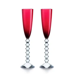 Sektflöten-Set Flutissimo rot 2 Stück | A124743