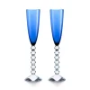Sektflöten-Set Flutissimo saphirblau 2 Stück | A124729