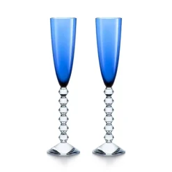 Sektflöten-Set Flutissimo saphirblau 2 Stück | A124729