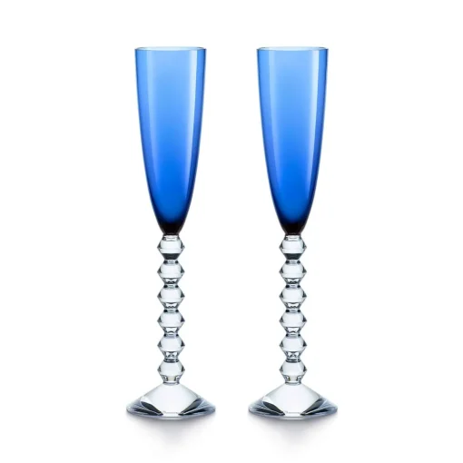 Sektflöten-Set Flutissimo saphirblau 2 Stück | A124729