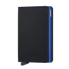 Slimwallet Matte black & blue | A131871