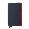 Slimwallet Matte night blue & orange | A133551