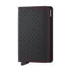 Slimwallet Perforated black red | A130439