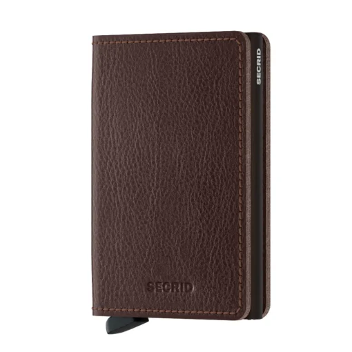 Slimwallet Vegetable Tanned espresso brown | A131647