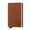 Slimwallet Vintage cognac/silver | A133643
