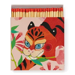 Streichhölzer Tiger with Peony | A173801