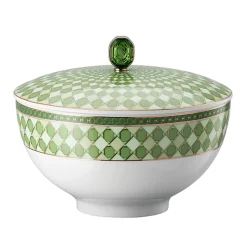 Suppenschale m. Deckel 15 cm fern | A117776