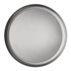 Tablett rund 35 cm Texture Edelstahl | A100065