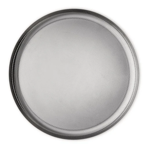 Tablett rund 35 cm Texture Edelstahl | A100065