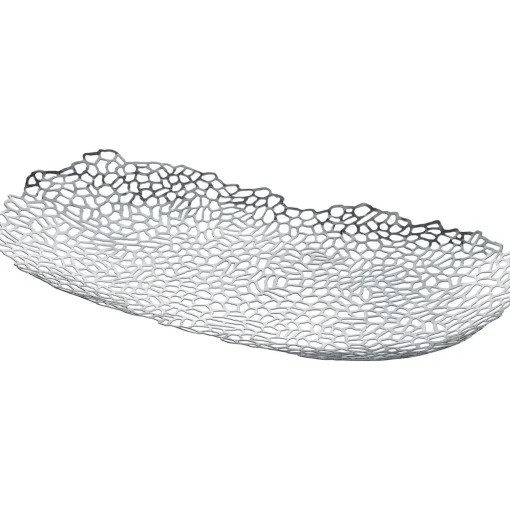 Tafelaufsatz 60x34 cm Edelstahl | A108836