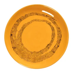 Teller XS 16 cm sunny yellow & Swirl - Dots schwarz | A177063