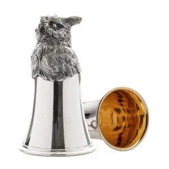Tierkopfbecher Eule H 13 cm Sterling Silber | A142842