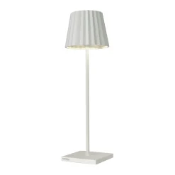 Tischlampe LED 38 cm dimmbar weiß | weiß | A142878