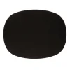 Tischset oval 45x35 cm schwarz 02 | A165918
