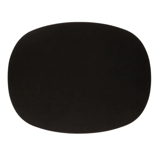 Tischset oval 45x35 cm schwarz 02 | A165918