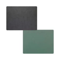 Tischset 35x45 cm Double Cloud anthrazit/Nupo pastellgrün | A165239