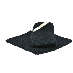 Topflappen (Paar) schwarz | A177197