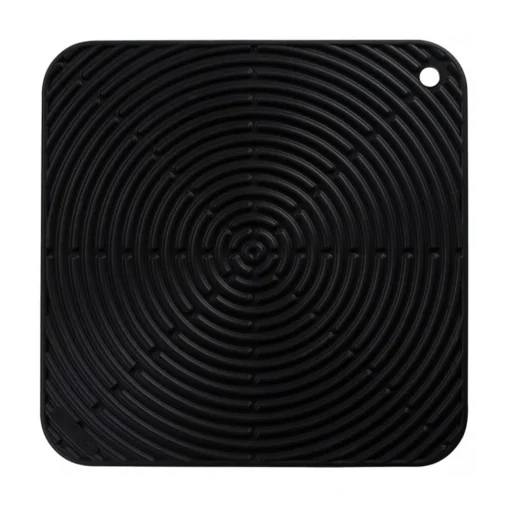 Topflappen Silikon quad. schwarz | A150001