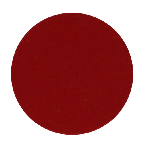 Untersetzer rund 9 cm rot 11 | A165528