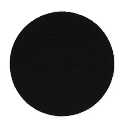 Untersetzer rund 9 cm schwarz 02 | A167545