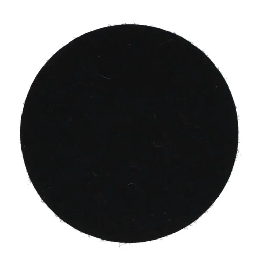 Untersetzer rund 9 cm schwarz 02 | A167545
