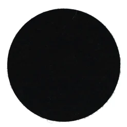Untersetzer rund 12 cm schwarz 02 | A166447