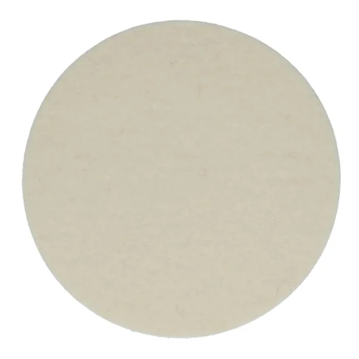 Untersetzer rund 12 cm wollweiß 03 | A165514